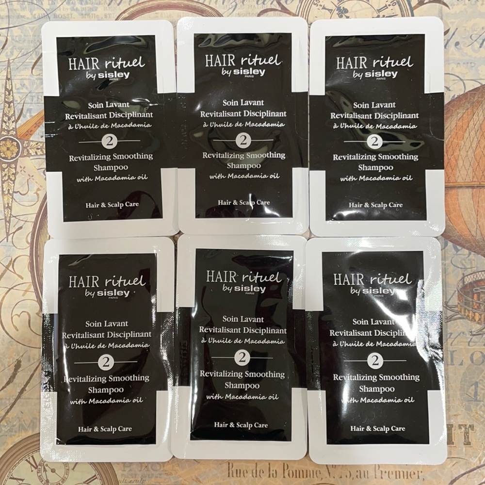 Sisley hair ritual revitalizing shampoo samples